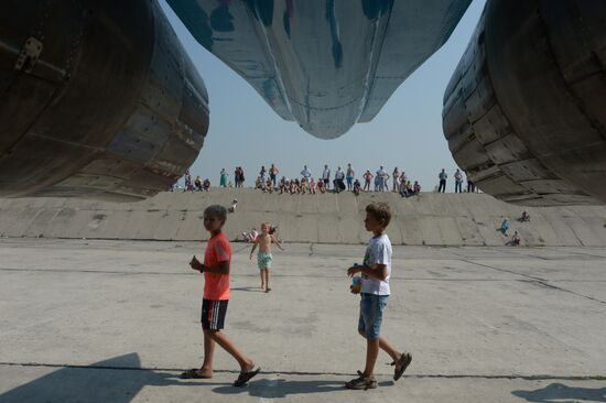 Celebrating Air Force Day in Lipetsk