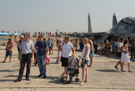 Celebrating Air Force Day in Lipetsk