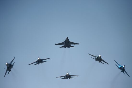 Celebrating Air Force Day in Lipetsk