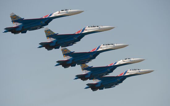 Celebrating Air Force Day in Lipetsk