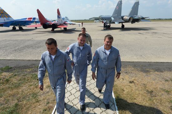 Celebrating Air Force Day in Lipetsk