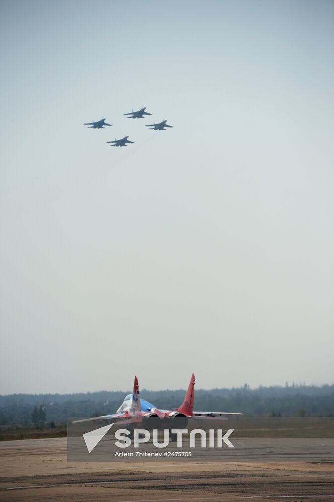 Celebrating Air Force Day in Lipetsk