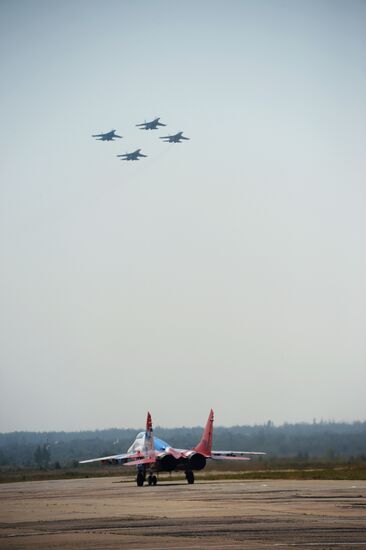 Celebrating Air Force Day in Lipetsk