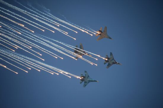 Celebrating Air Force Day in Lipetsk