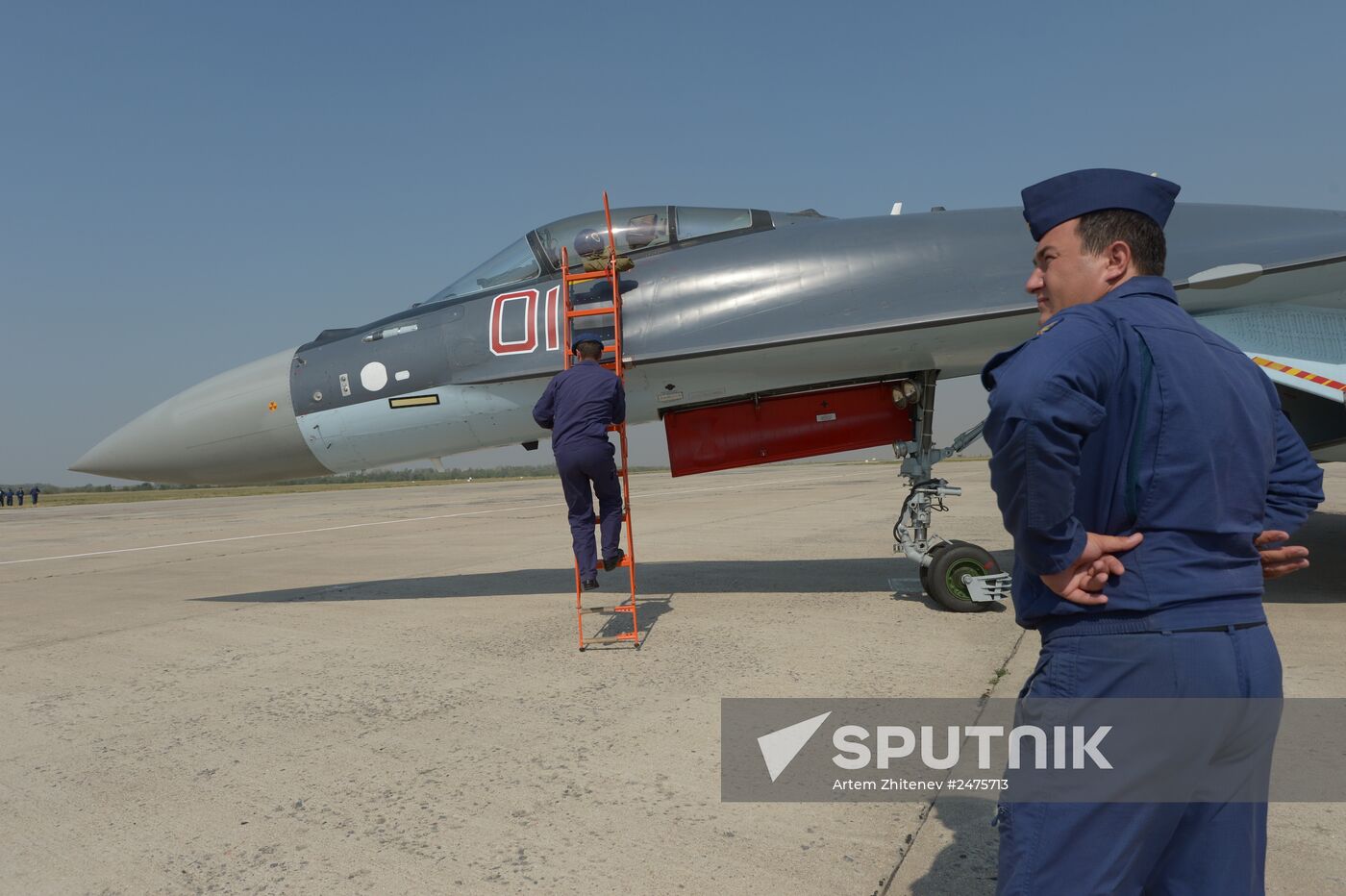 celebrating Air Force Day in Lipetsk