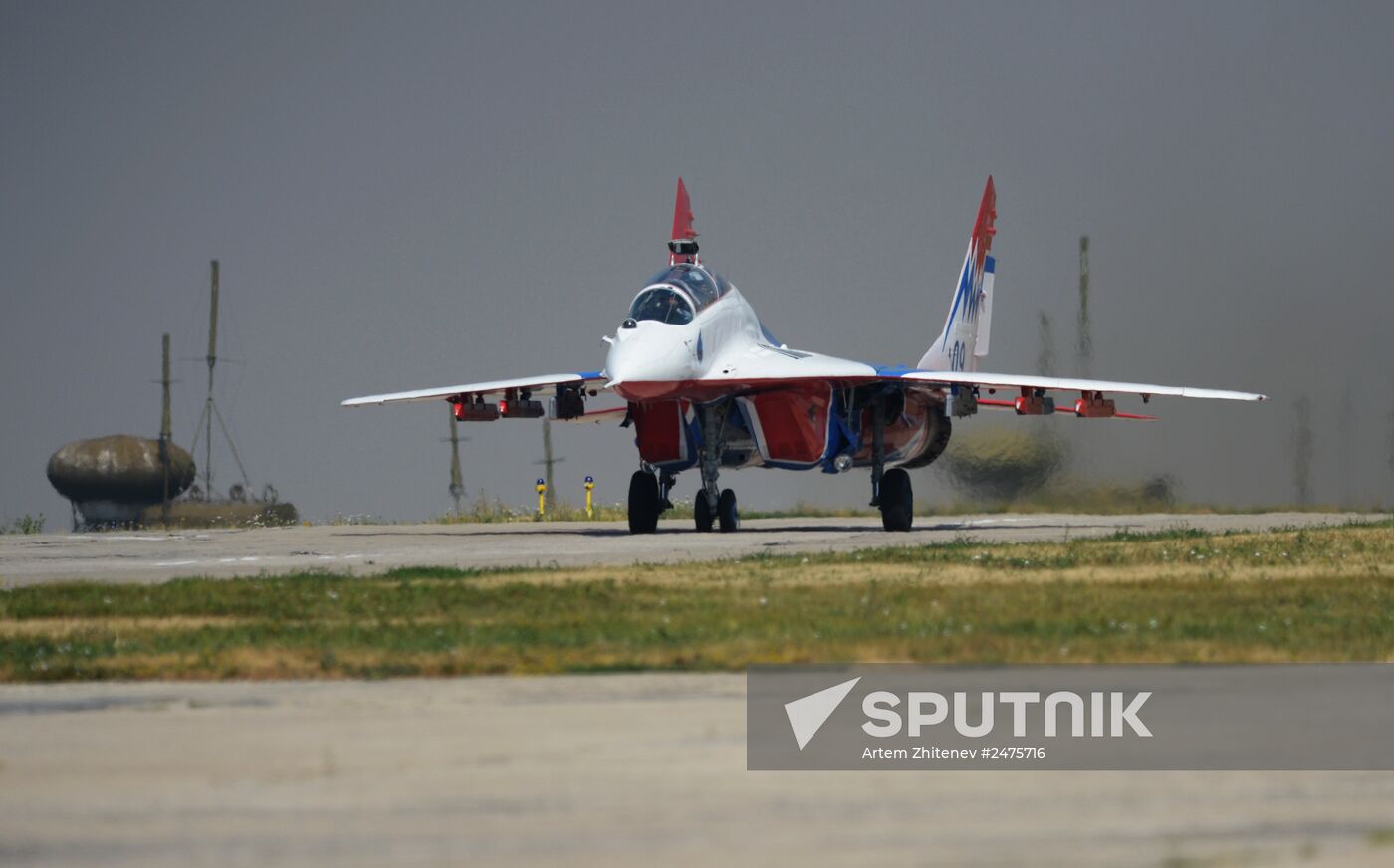 celebrating Air Force Day in Lipetsk