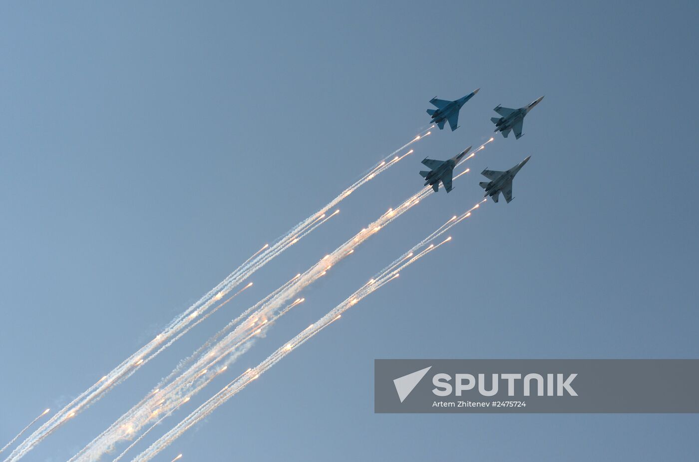 celebrating Air Force Day in Lipetsk