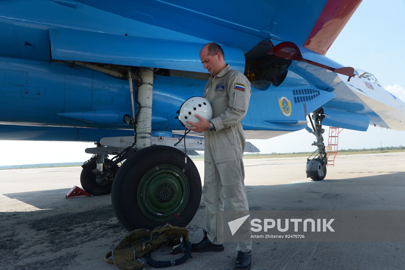 celebrating Air Force Day in Lipetsk