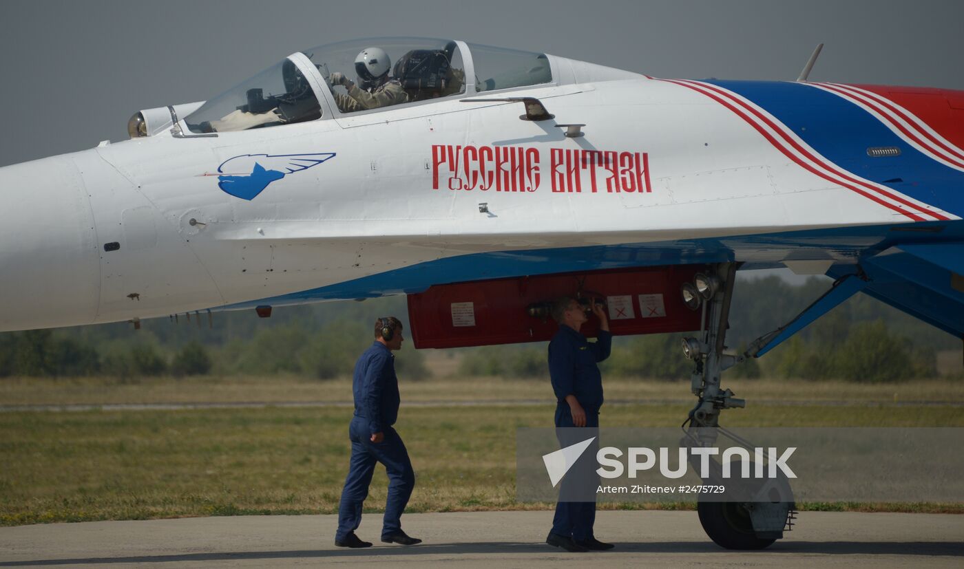 celebrating Air Force Day in Lipetsk