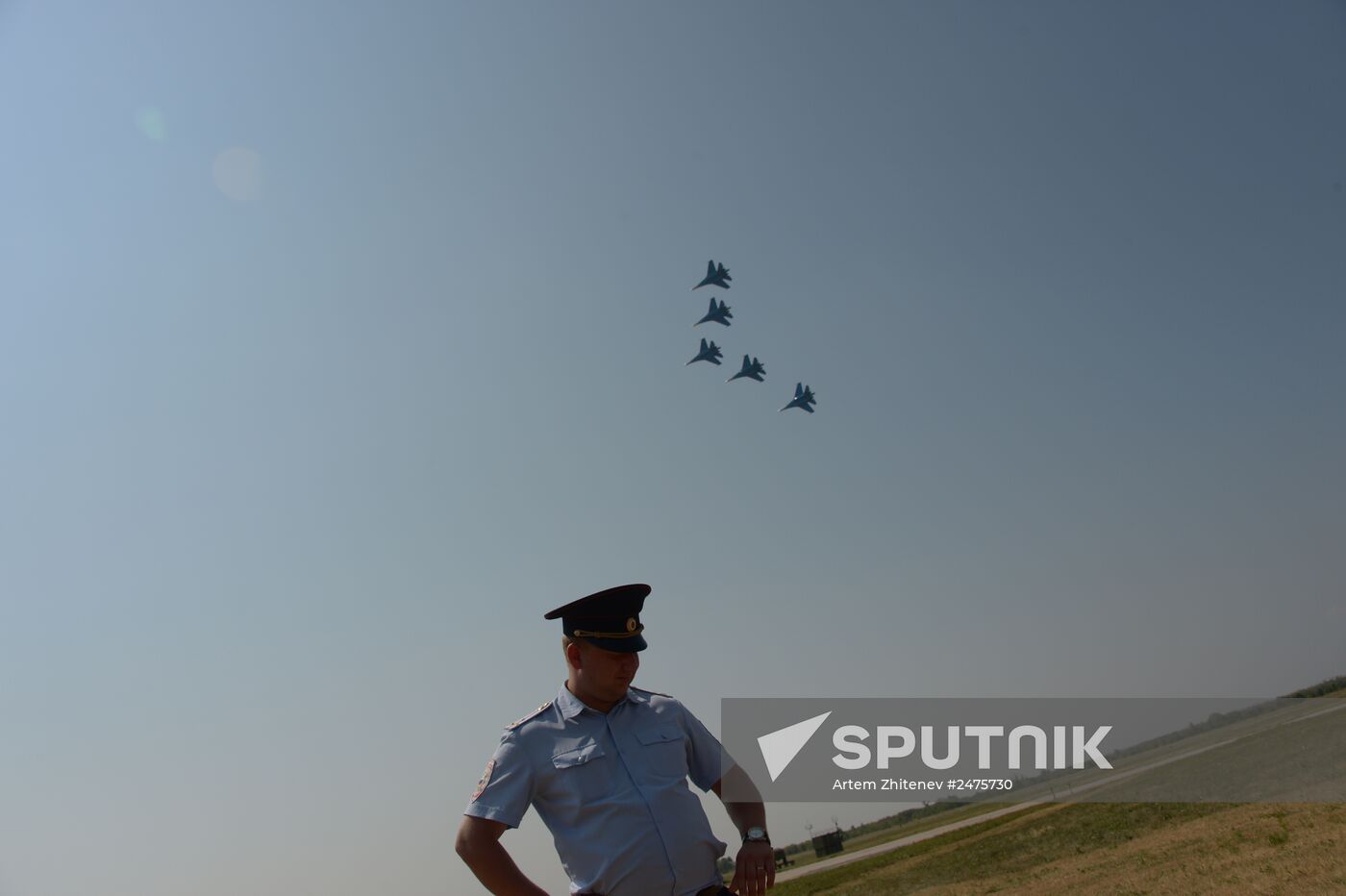 celebrating Air Force Day in Lipetsk