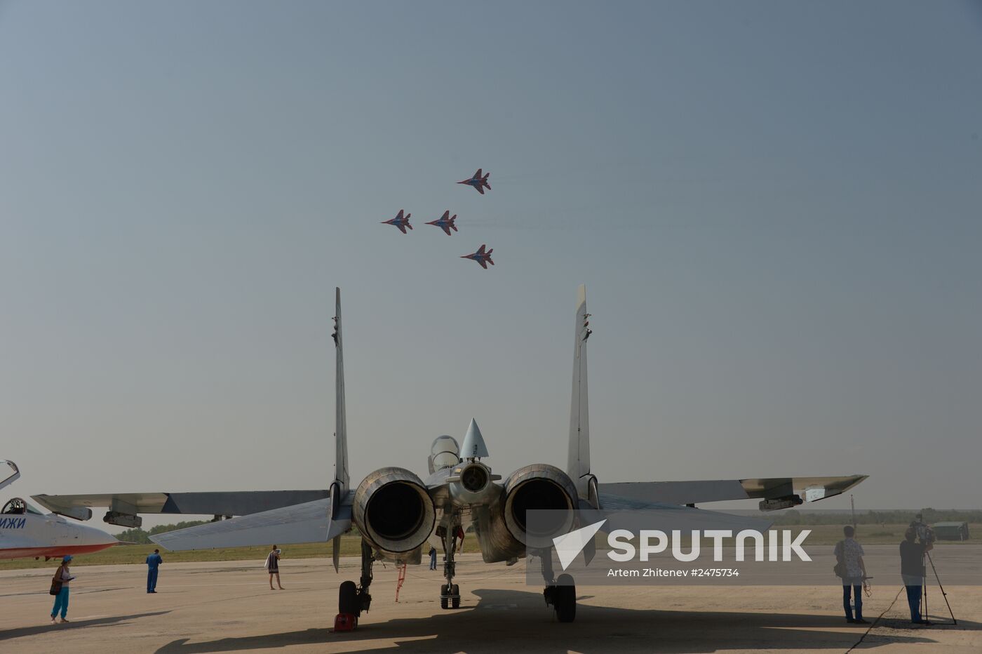 Celebrating Air Force Day in Lipetsk