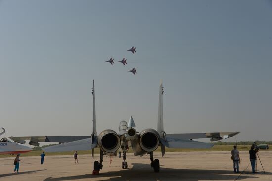 Celebrating Air Force Day in Lipetsk