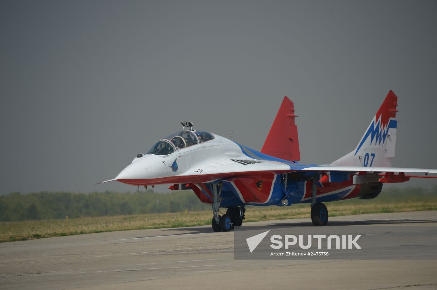 celebrating Air Force Day in Lipetsk