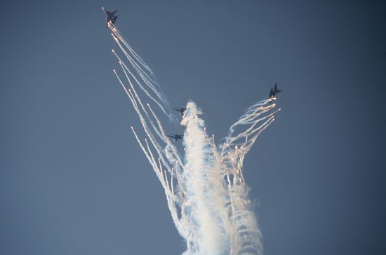 Celebrating Air Force Day in Lipetsk