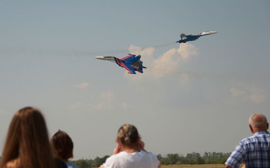 Celebrating Air Force Day in Lipetsk