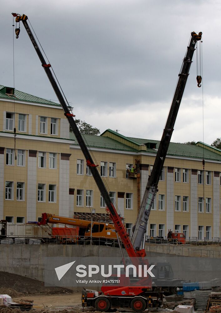 Construction of Presidential Cadet School in Vladivostok