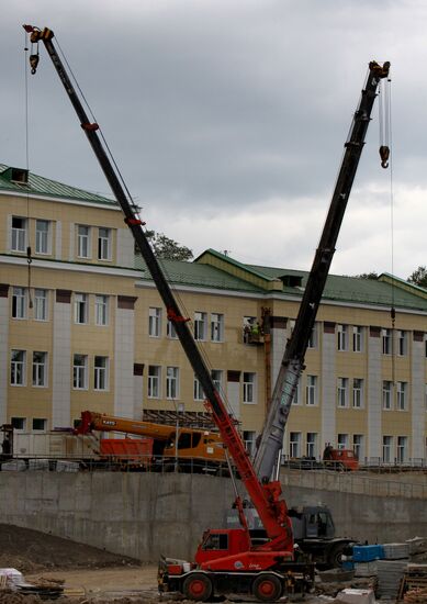 Construction of Presidential Cadet School in Vladivostok