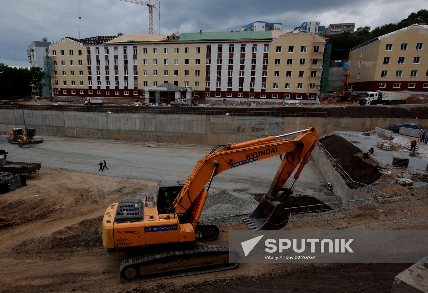 Construction of Presidential Cadet School in Vladivostok