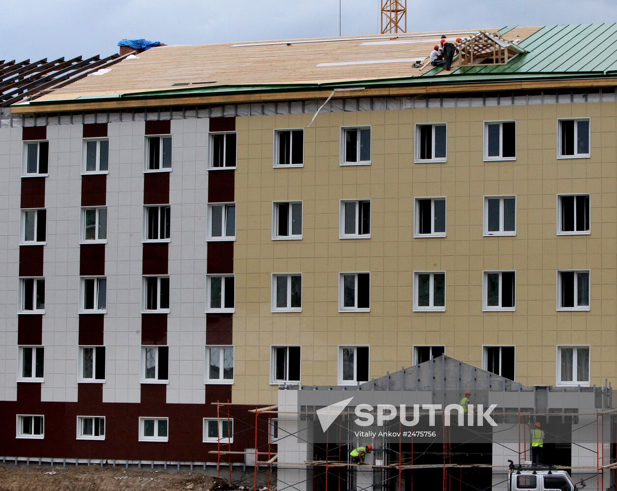 Construction of Presidential Cadet School in Vladivostok