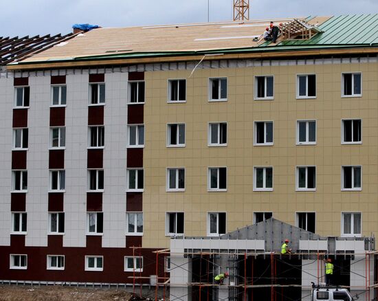 Construction of Presidential Cadet School in Vladivostok