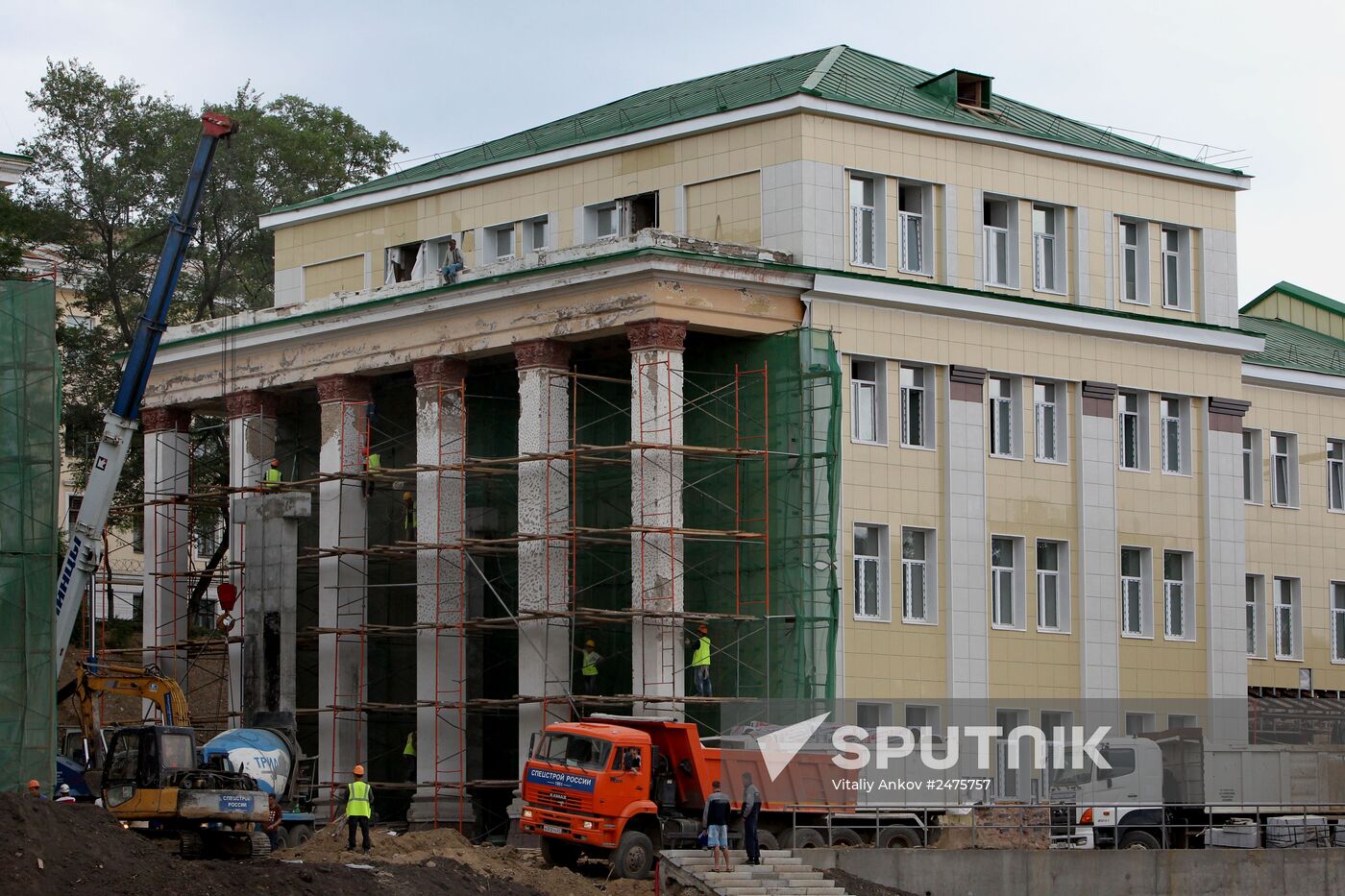 Construction of Presidential Cadet School in Vladivostok