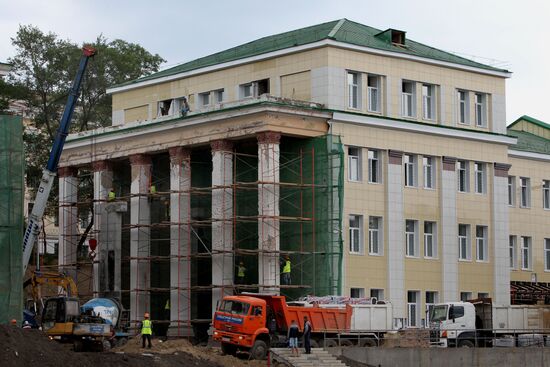 Construction of Presidential Cadet School in Vladivostok