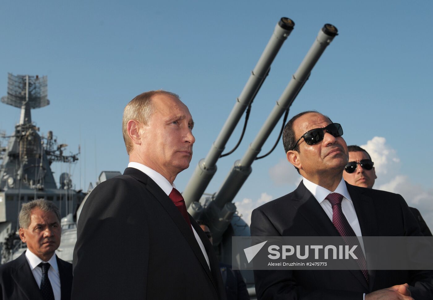 Vladimir Putin meets with Abdel Fattah el-Sisi in Sochi