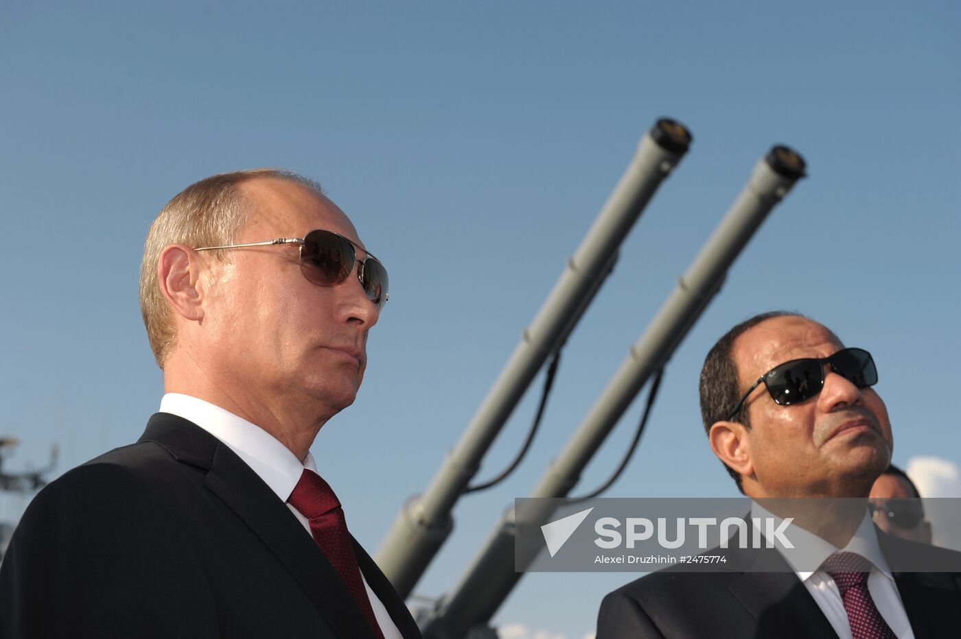 Vladimir Putin meets with Abdel Fattah el-Sisi in Sochi