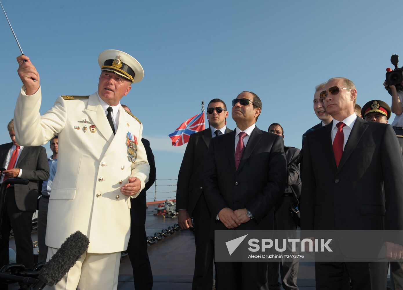 Vladimir Putin meets with Abdel Fattah el-Sisi in Sochi