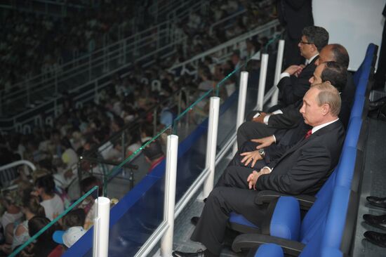 Vladimir Putin meets with Abdel Fattah el-Sisi in Sochi