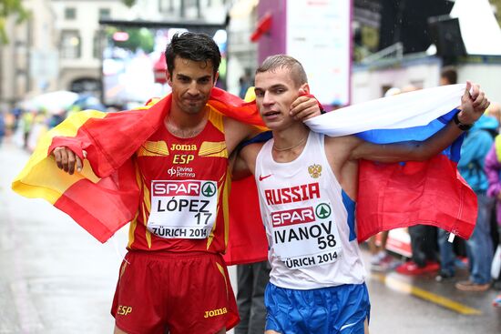 European Athletics Championships. Day Two