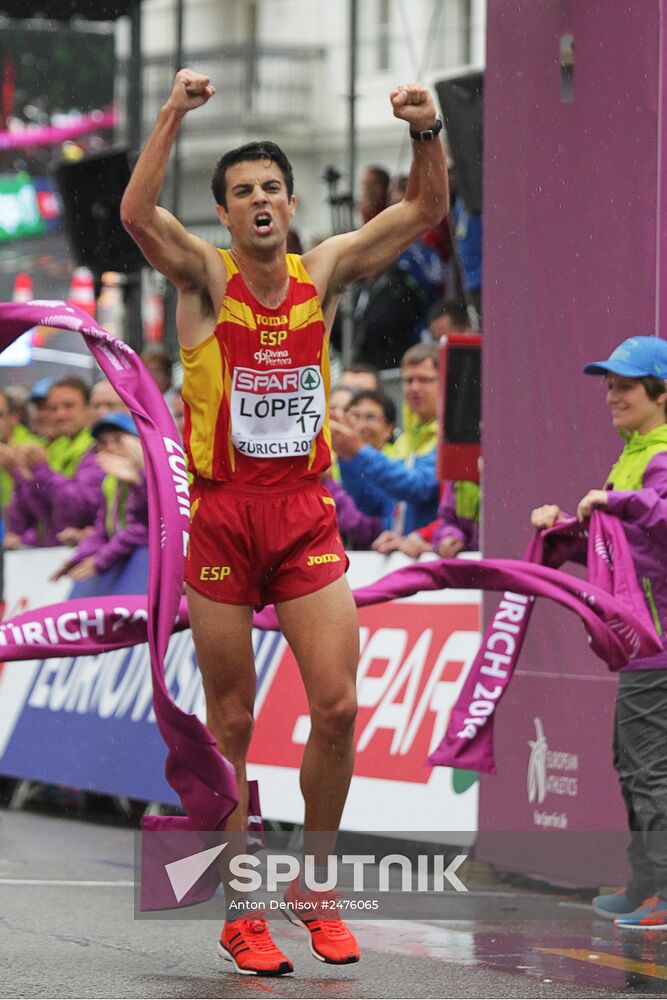 European Athletics Championships. Day Two