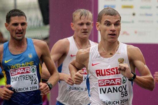 European Athletics Championships. Day Two