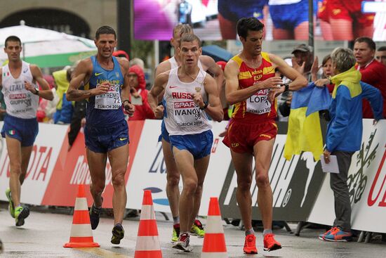 European Athletics Championships. Day Two