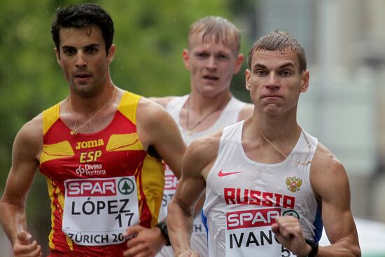 European Athletics Championships. Day Two