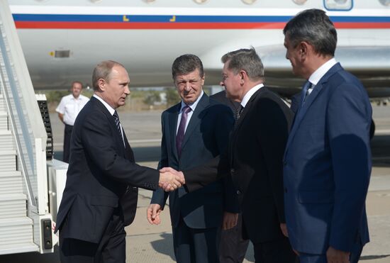 Vladimir Putin's working visit to Crimean Federal District