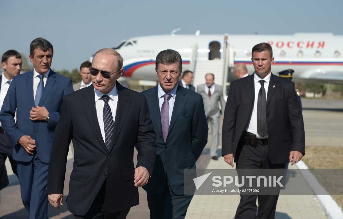 Vladimir Putin's working visit to Crimean Federal District