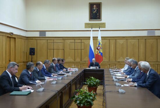 Vladimir Putin's working visit to Crimean Federal District