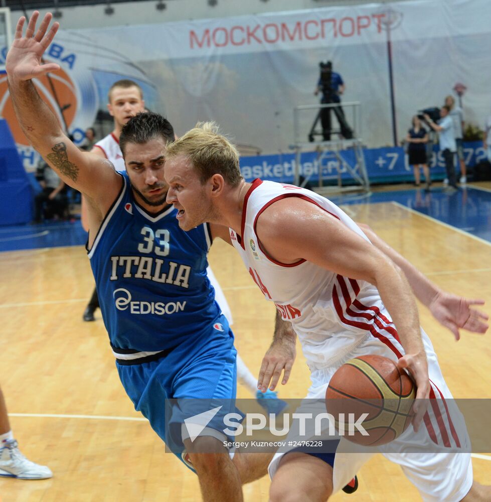 FIBA EuroBasket 2015 qualification. Russia vs. Italy