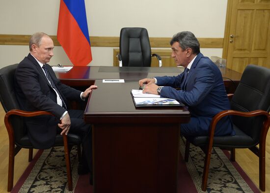 Vladimir Putin's working visit to Crimean Federal District