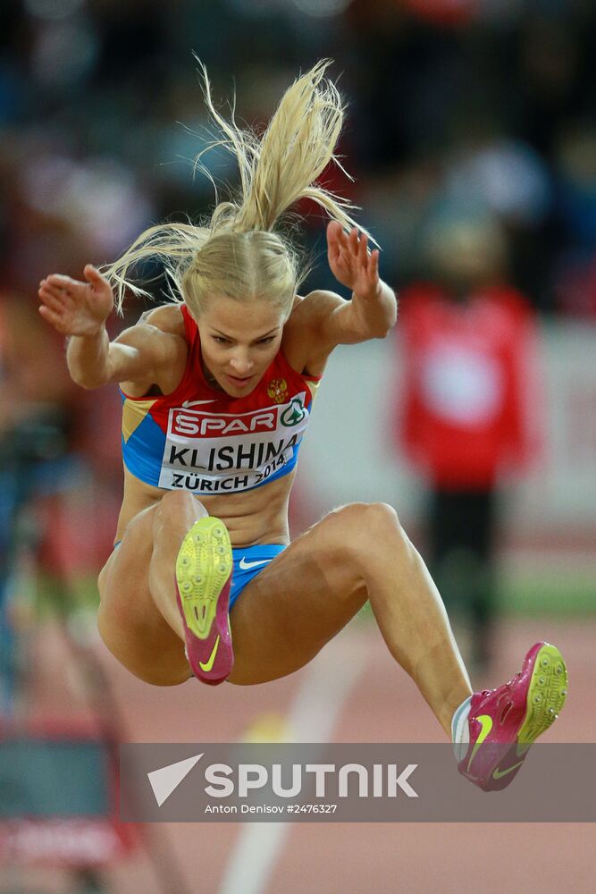European Athletics Championships. Day two
