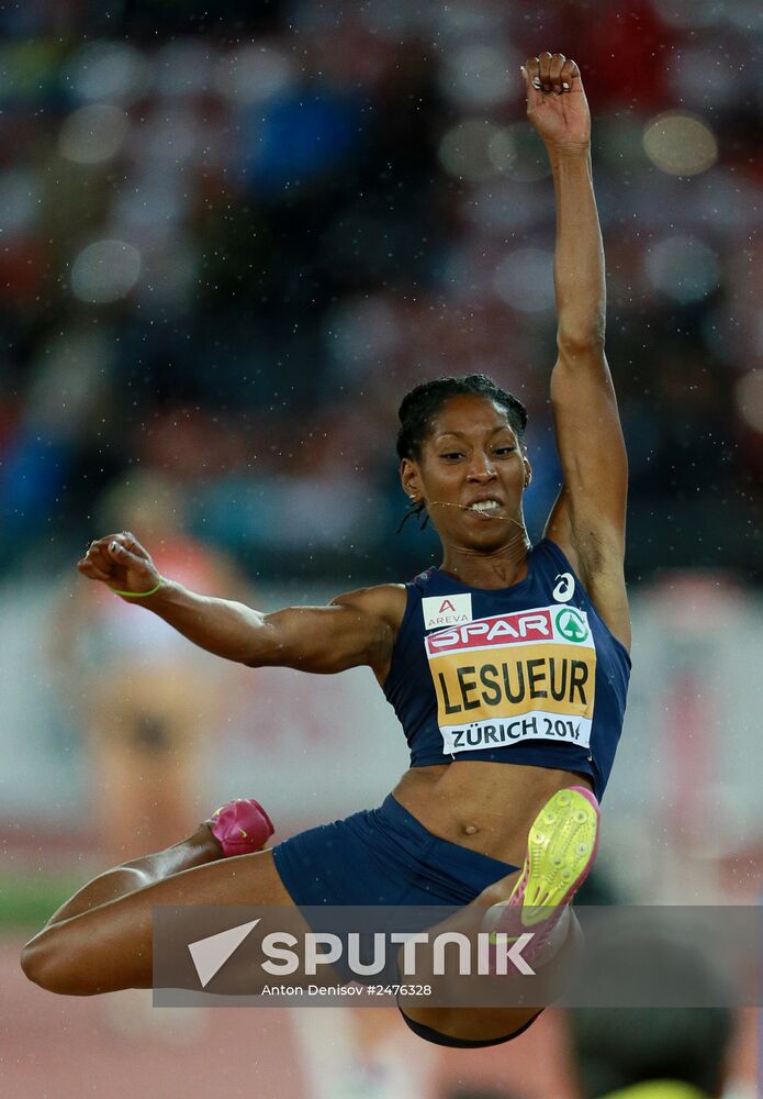 European Athletics Championships. Day two