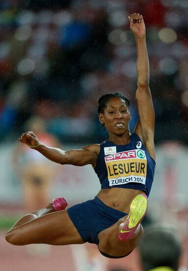 European Athletics Championships. Day two