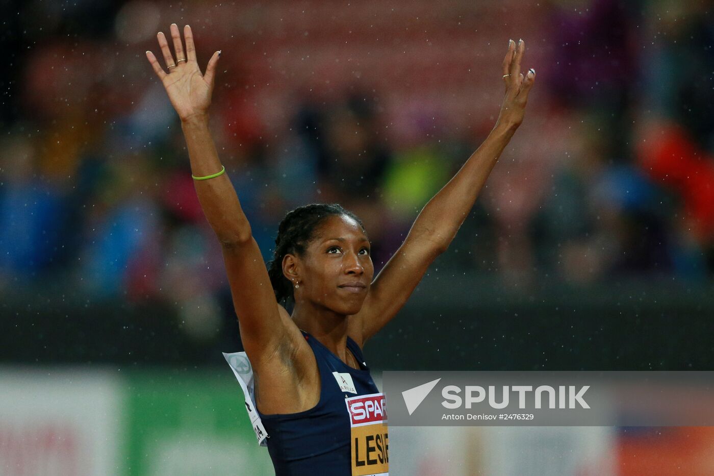 European Athletics Championships. Day two