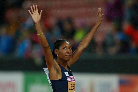 European Athletics Championships. Day two