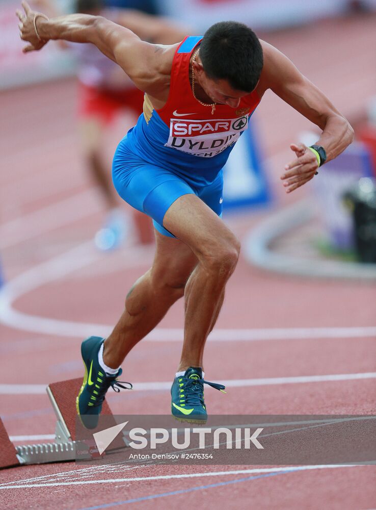 European Athletics Championships. Day Two