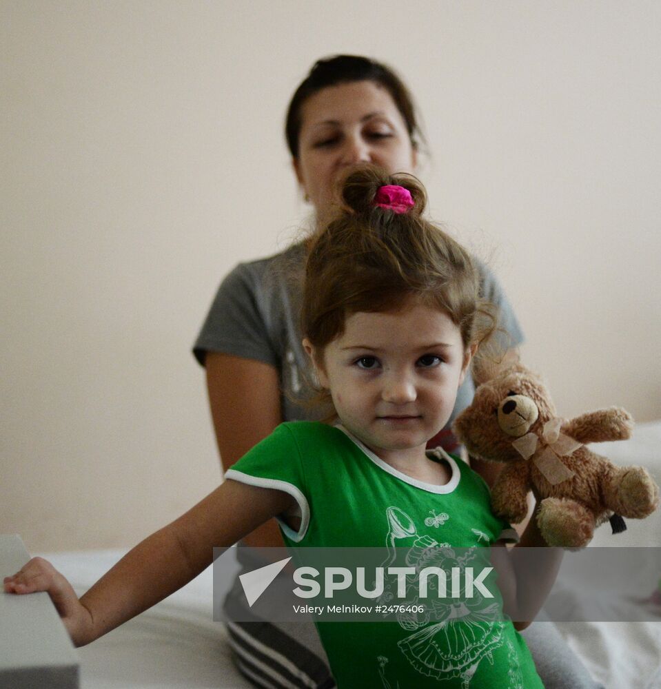 Donetsk children undergo treatment at Morozovskaya Children's Hospital