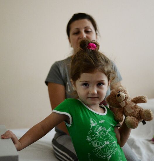 Donetsk children undergo treatment at Morozovskaya Children's Hospital