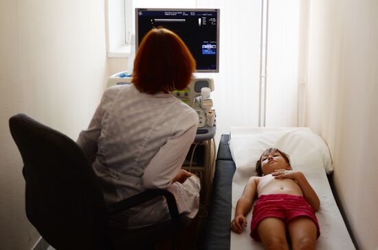 Donetsk children undergo treatment at Morozovskaya Children's Hospital