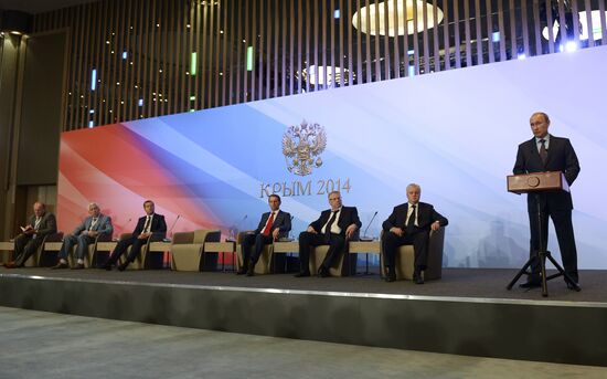Vladimir Putin's working visit to Crimean Federal District. Day Two